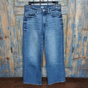 Old Navy Wide Leg Extra High Rise Jeans, size 4